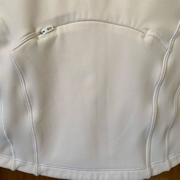Lululemon Flash Forward Full Zip Jacket in White Size 6 - Picture 7 of 12